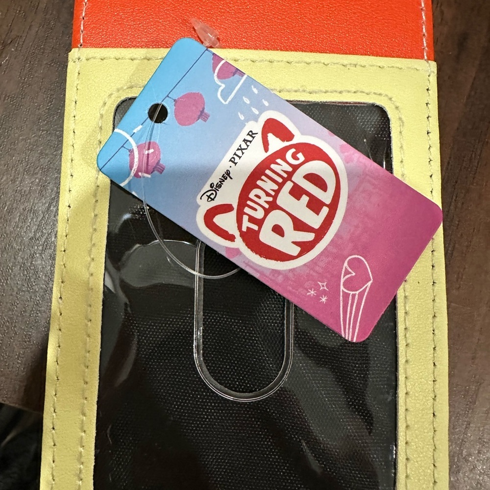 Loungefly Disney Pixar Turning Red Backpack & Cardholder NWT - Picture 5 of 9